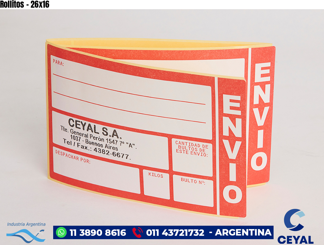 Rollitos - 26x16