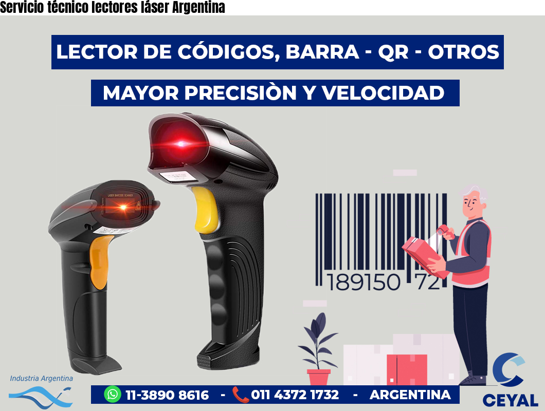 Servicio técnico lectores láser Argentina