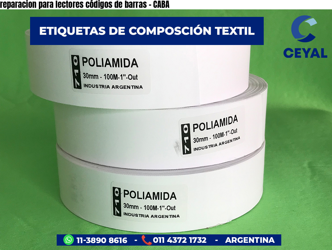 reparacion para lectores códigos de barras - CABA