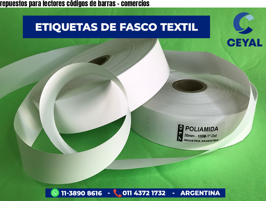 repuestos para lectores códigos de barras - comercios