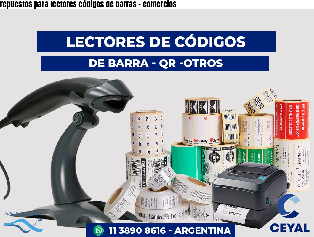 repuestos para lectores códigos de barras - comercios