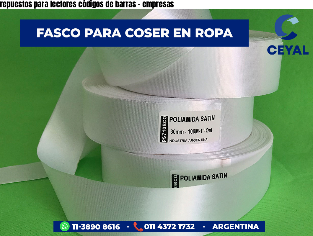 repuestos para lectores códigos de barras - empresas
