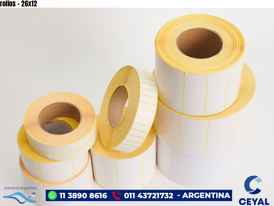 rollos - 26x12