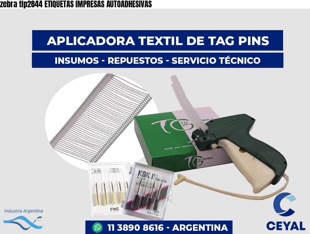 zebra tlp2844 ETIQUETAS IMPRESAS AUTOADHESIVAS