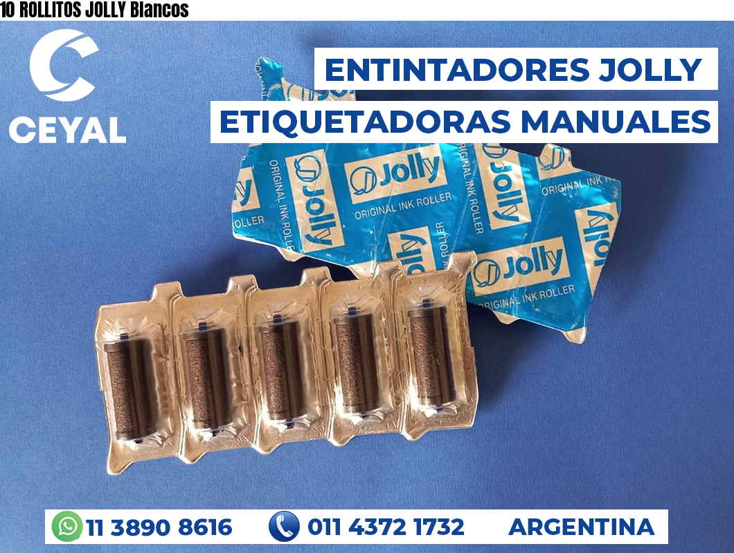 10 ROLLITOS JOLLY Blancos