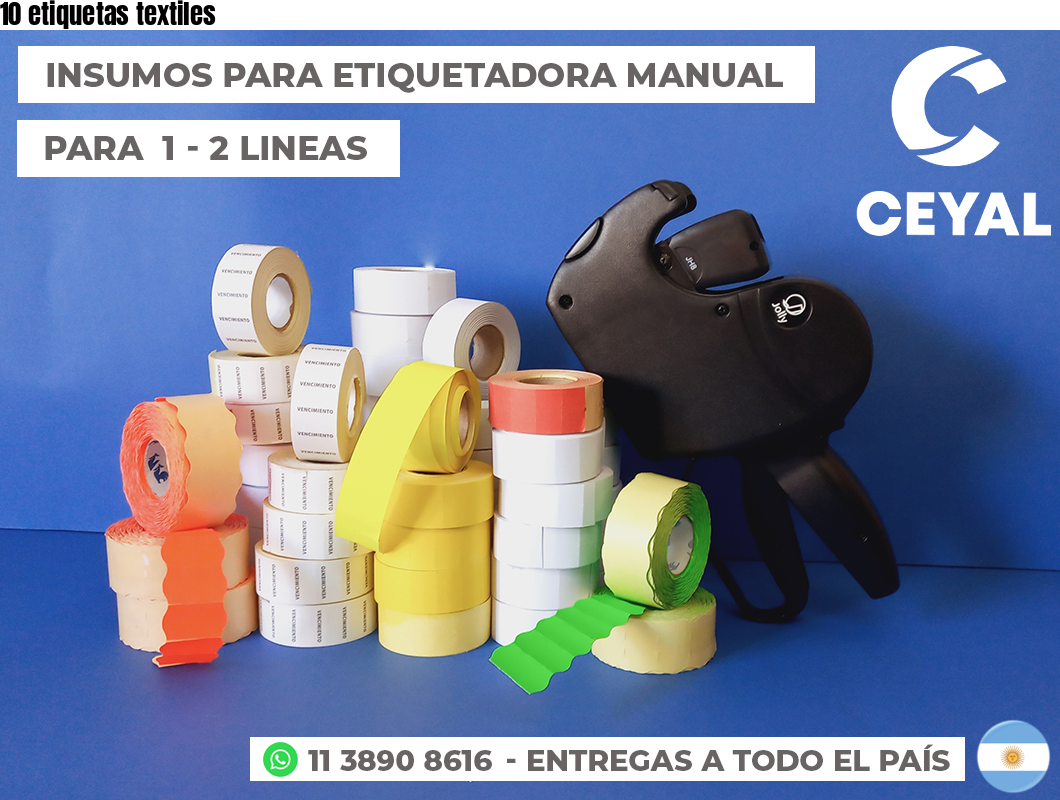 10 etiquetas textiles