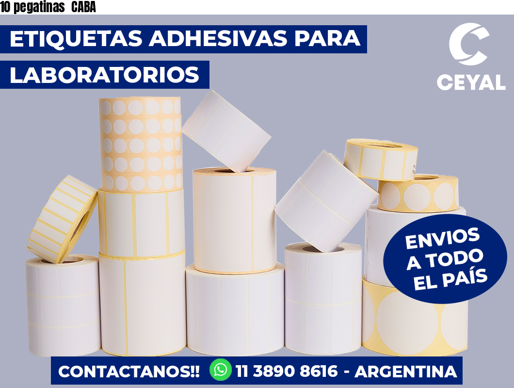 10 pegatinas  CABA