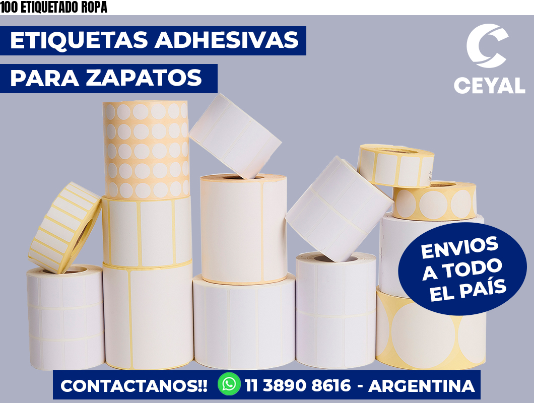 100 ETIQUETADO ROPA