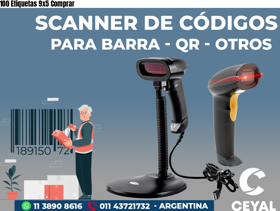 100 Etiquetas 9x5 Comprar