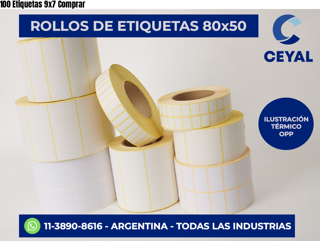 100 Etiquetas 9×7 Comprar