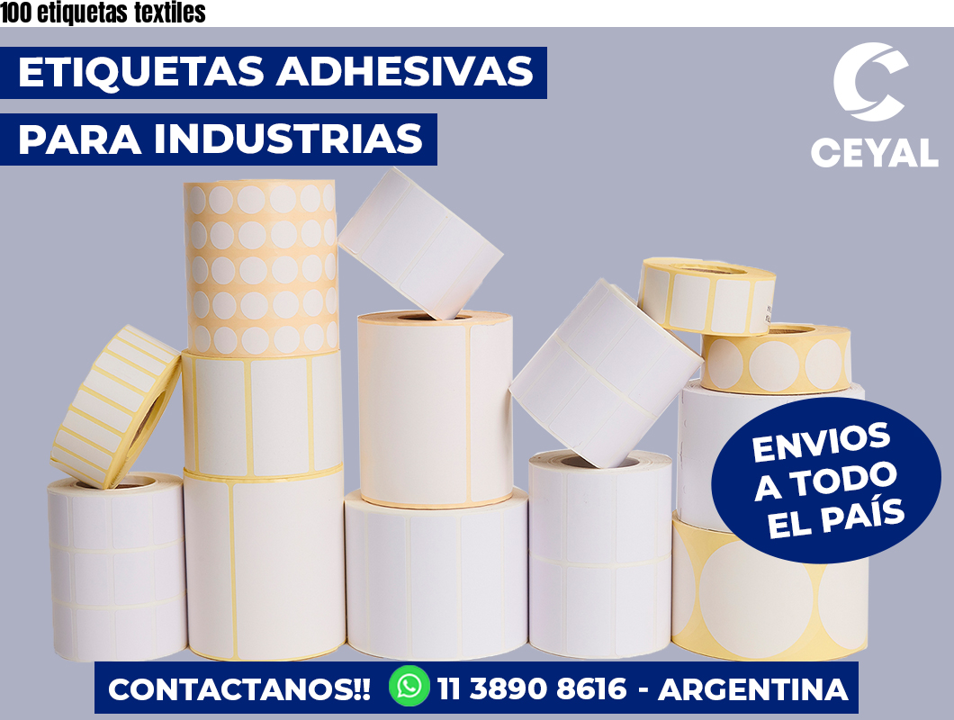 100 etiquetas textiles