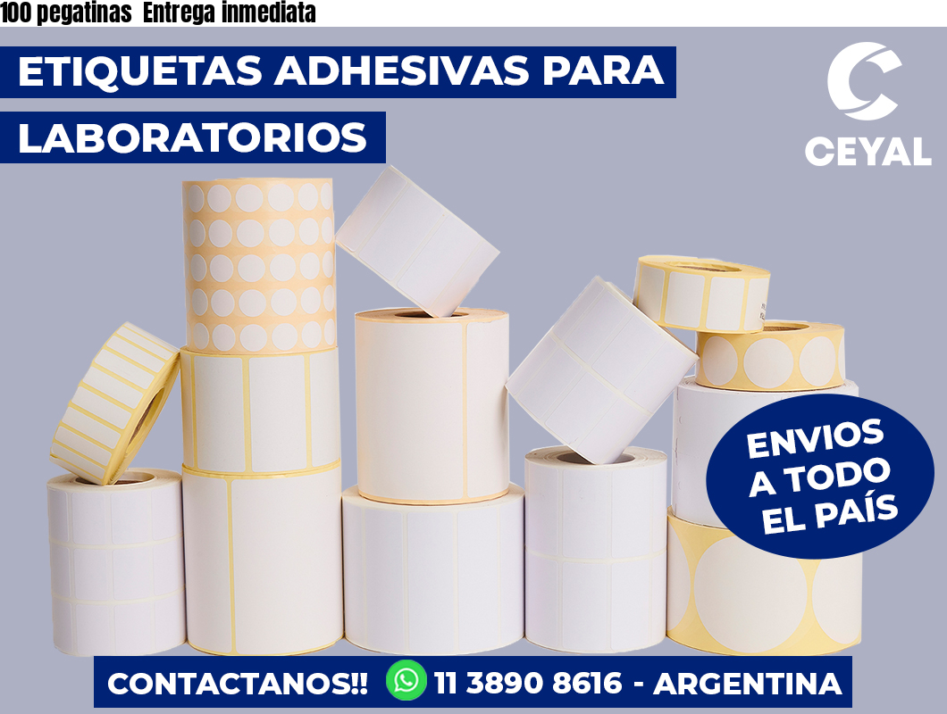 100 pegatinas  Entrega inmediata