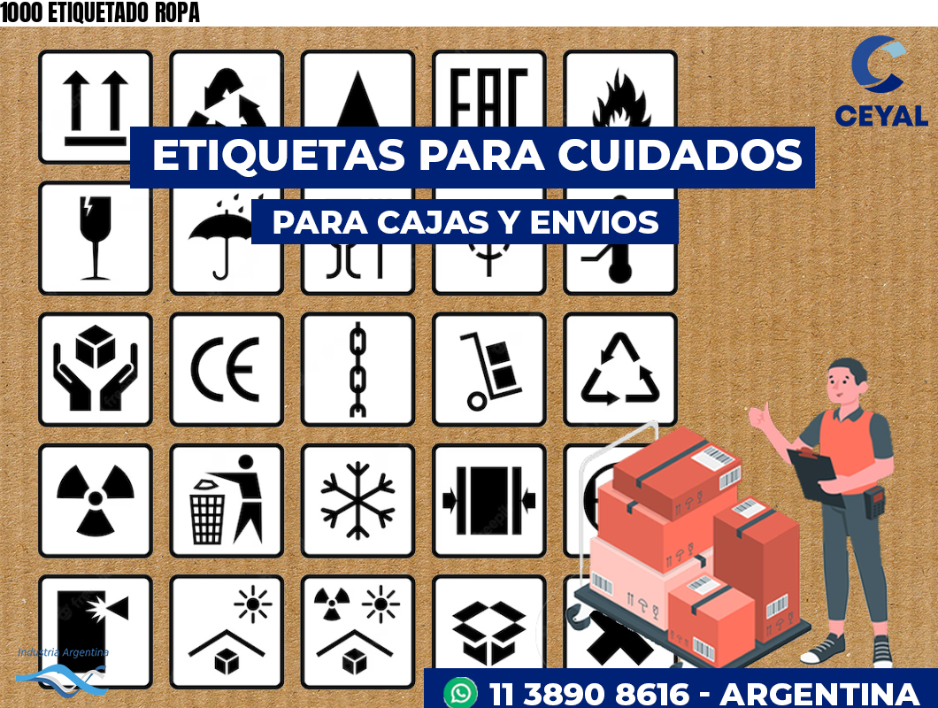 1000 ETIQUETADO ROPA