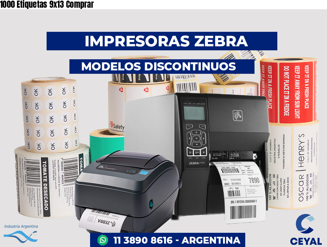 1000 Etiquetas 9x13 Comprar