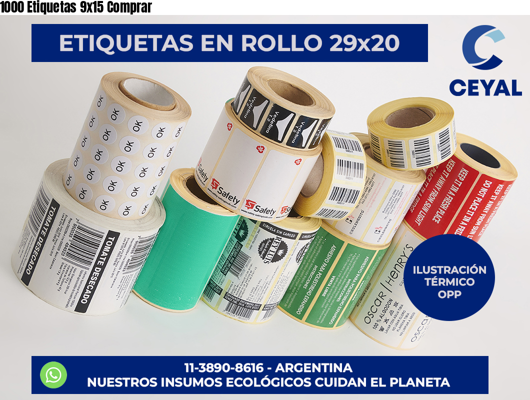 1000 Etiquetas 9×15 Comprar