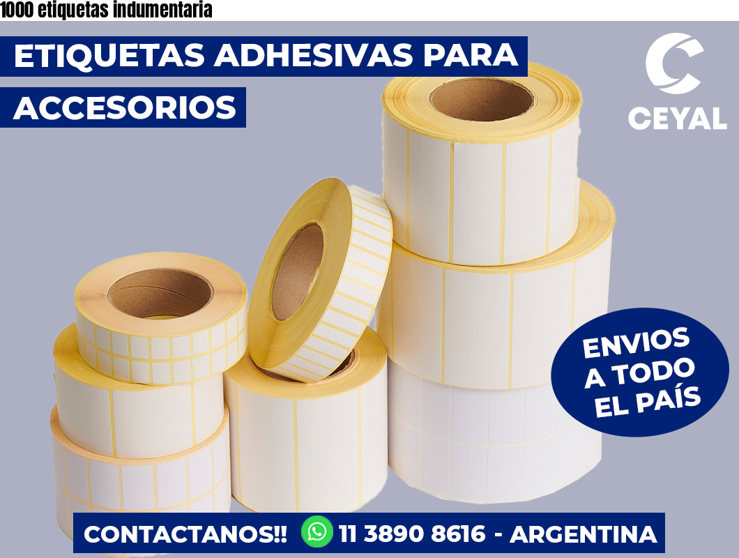 1000 etiquetas indumentaria