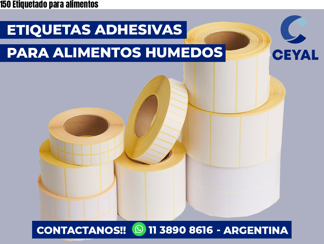150 Etiquetado para alimentos