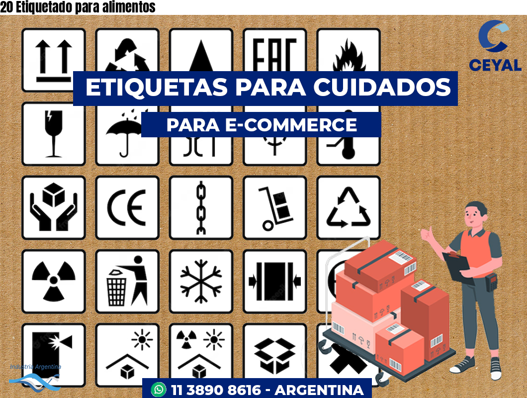 20 Etiquetado para alimentos