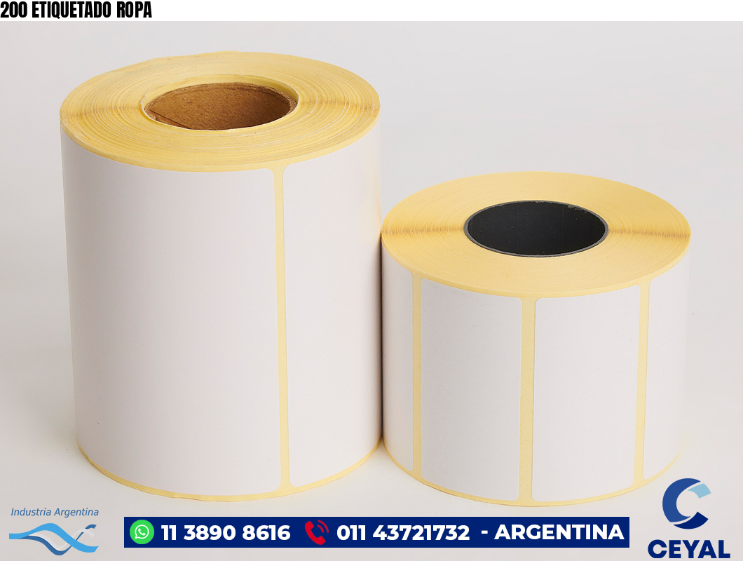 200 ETIQUETADO ROPA