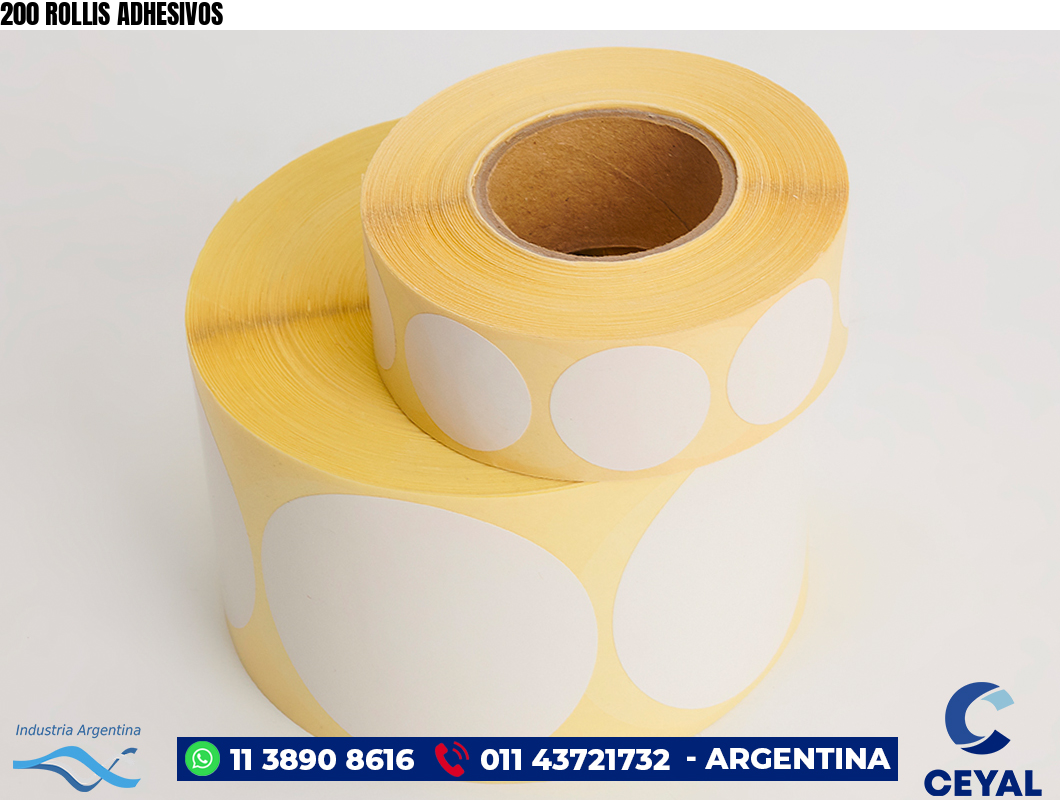 200 ROLLIS ADHESIVOS