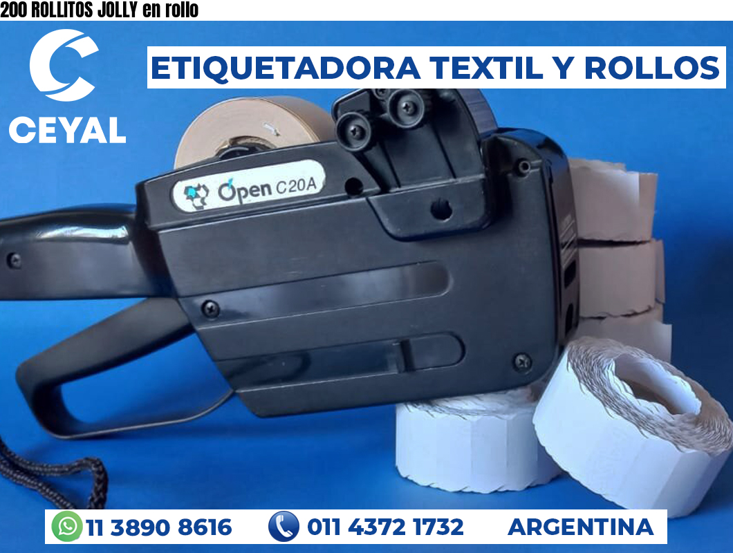 200 ROLLITOS JOLLY en rollo