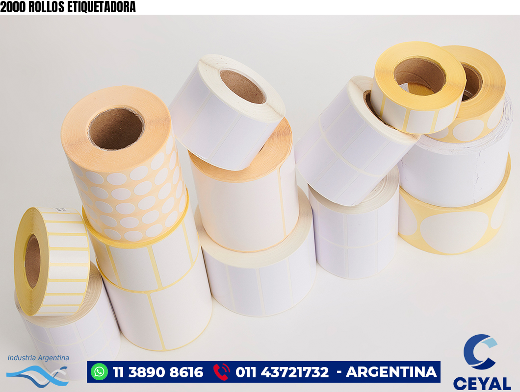 2000 ROLLOS ETIQUETADORA