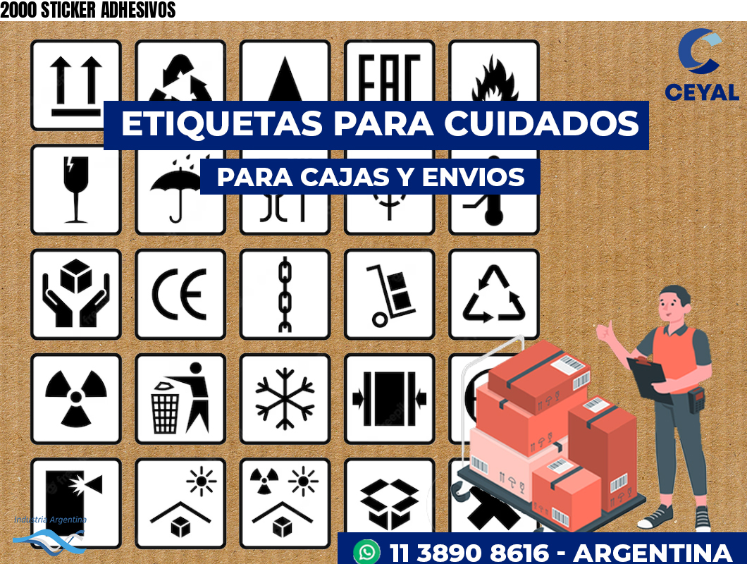 2000 STICKER ADHESIVOS