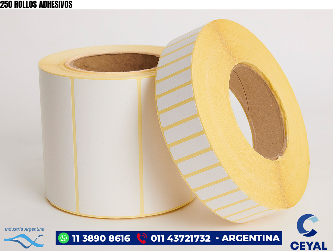 250 ROLLOS ADHESIVOS