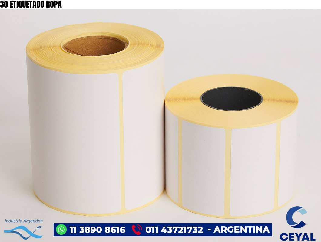 30 ETIQUETADO ROPA