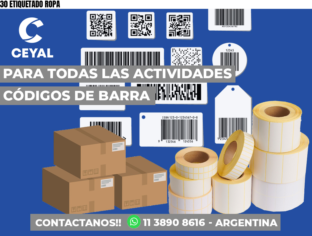 30 ETIQUETADO ROPA