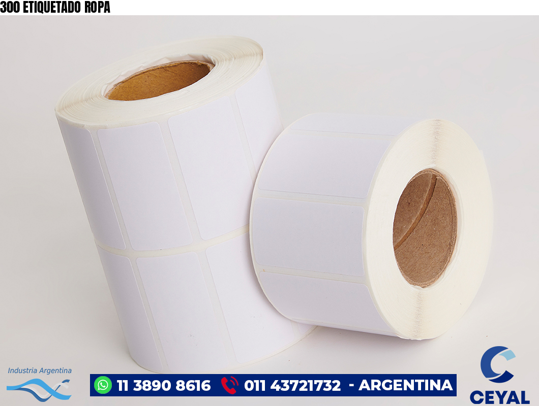 300 ETIQUETADO ROPA