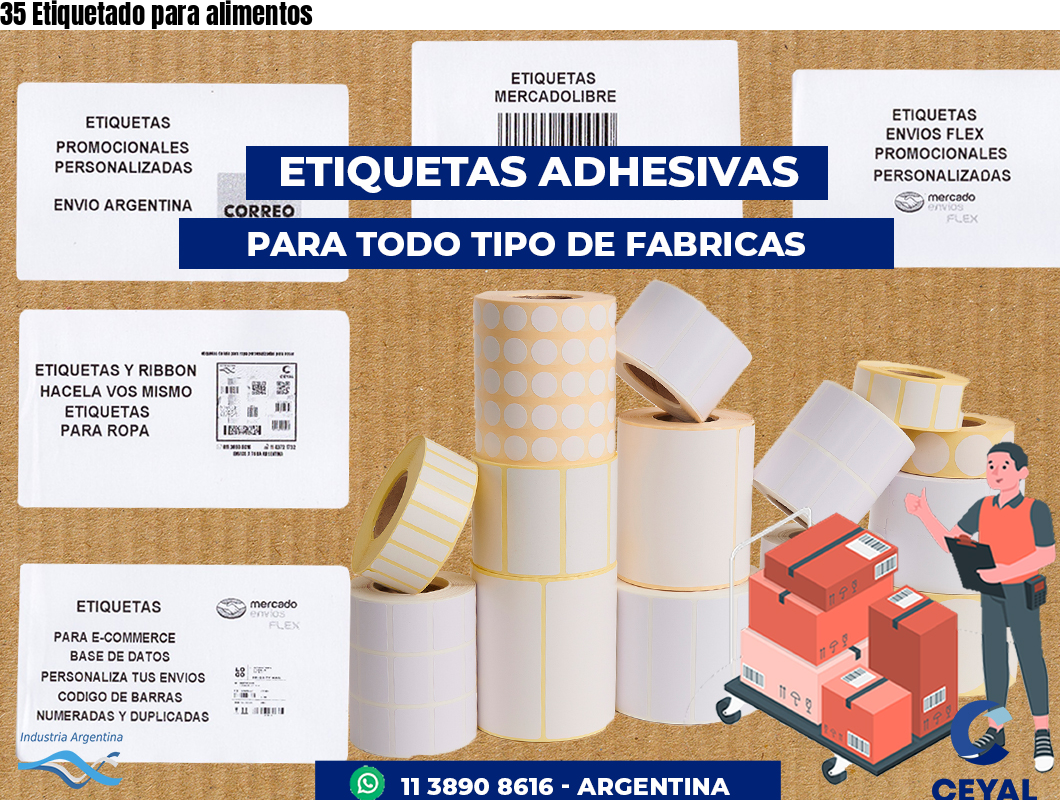 35 Etiquetado para alimentos