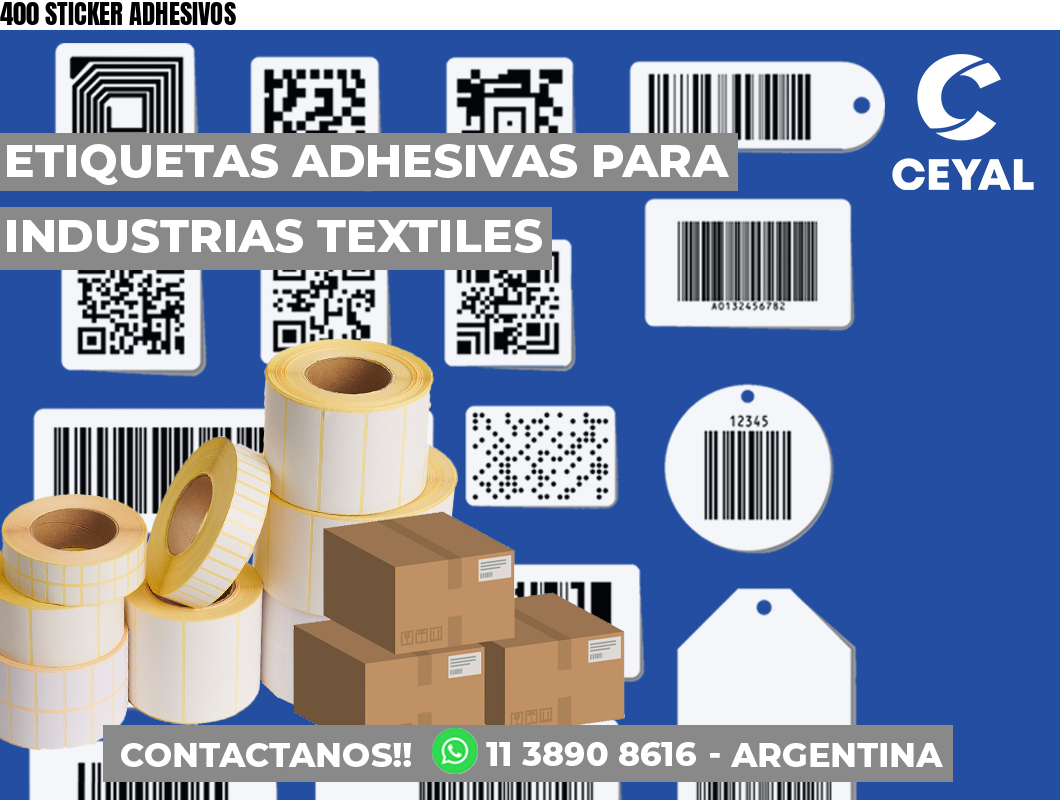 400 STICKER ADHESIVOS