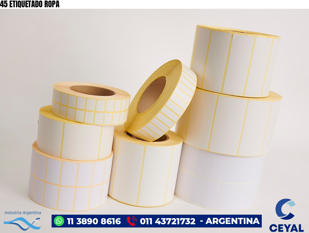 45 ETIQUETADO ROPA