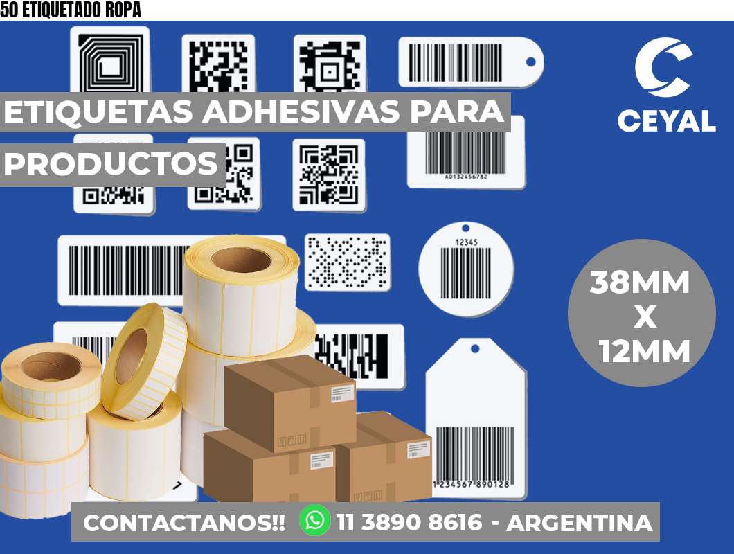 50 ETIQUETADO ROPA
