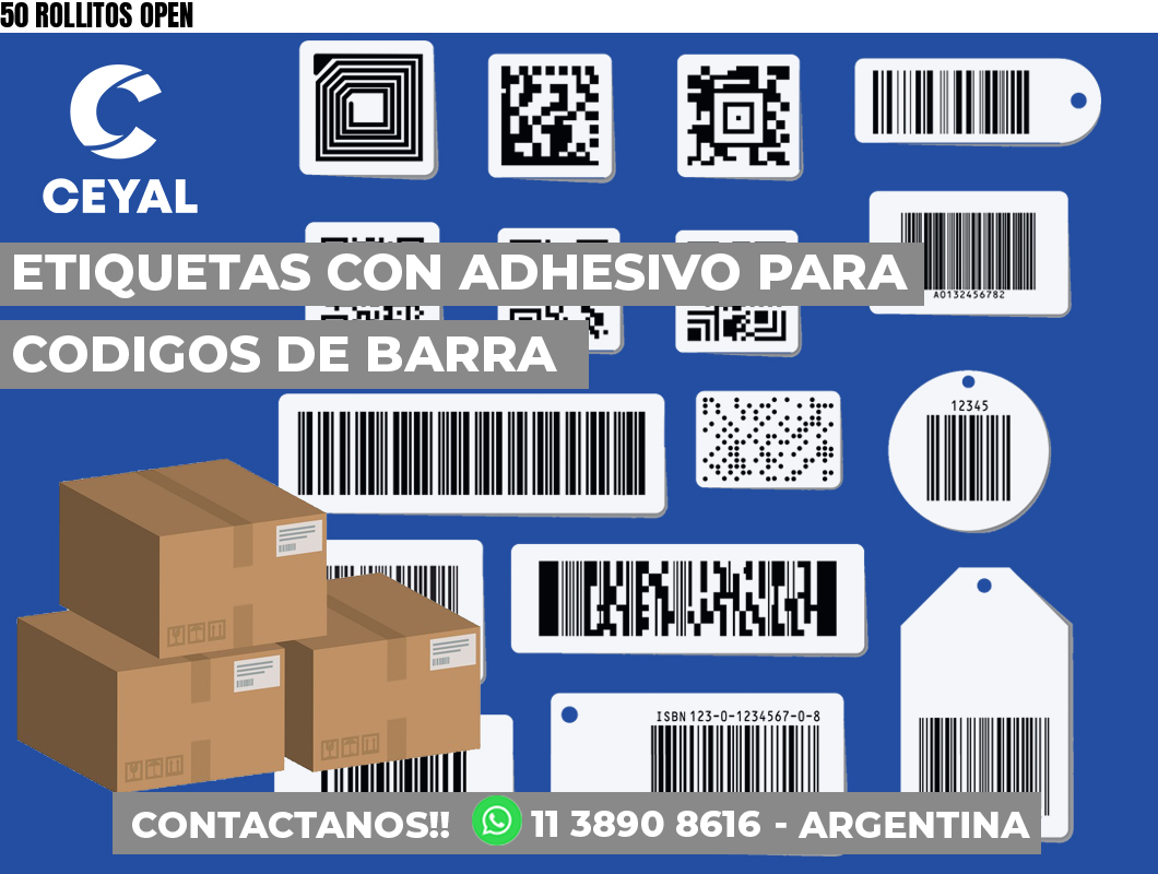 50 ROLLITOS OPEN