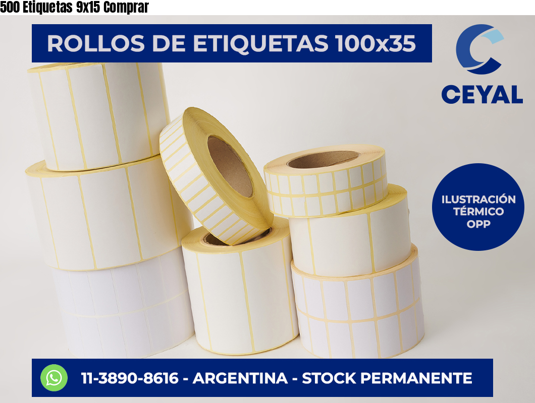 500 Etiquetas 9×15 Comprar