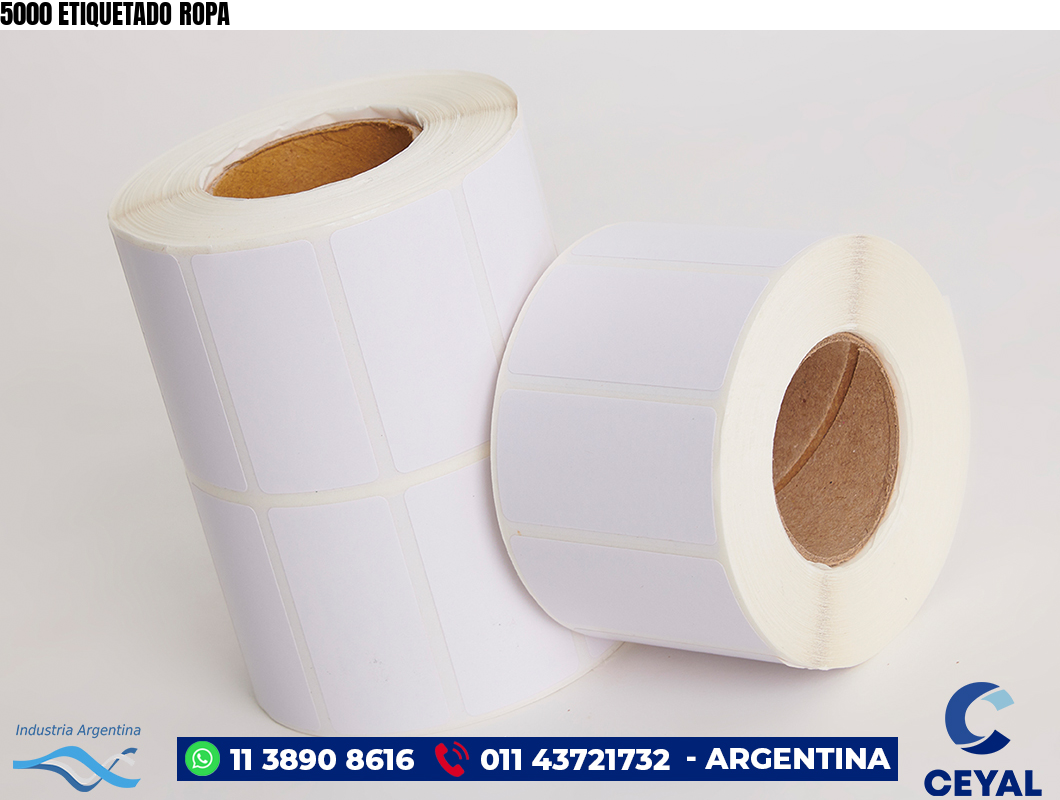 5000 ETIQUETADO ROPA