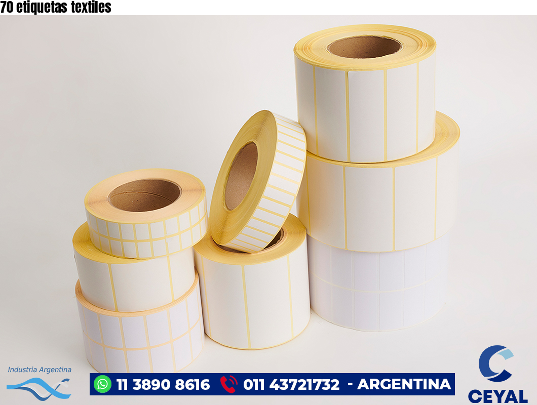 70 etiquetas textiles