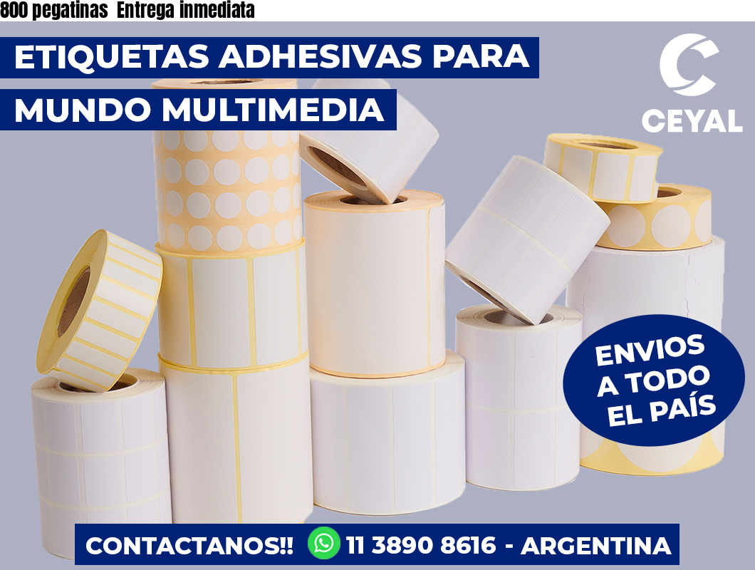 800 pegatinas  Entrega inmediata
