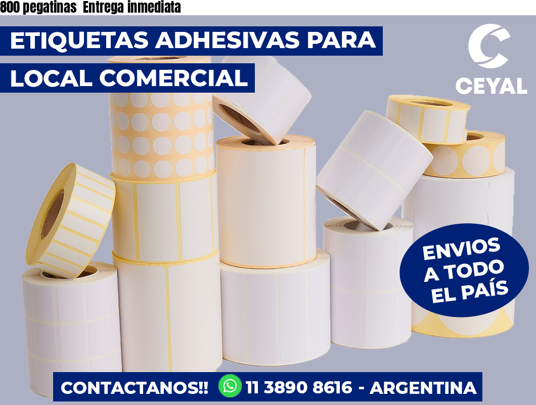 800 pegatinas  Entrega inmediata