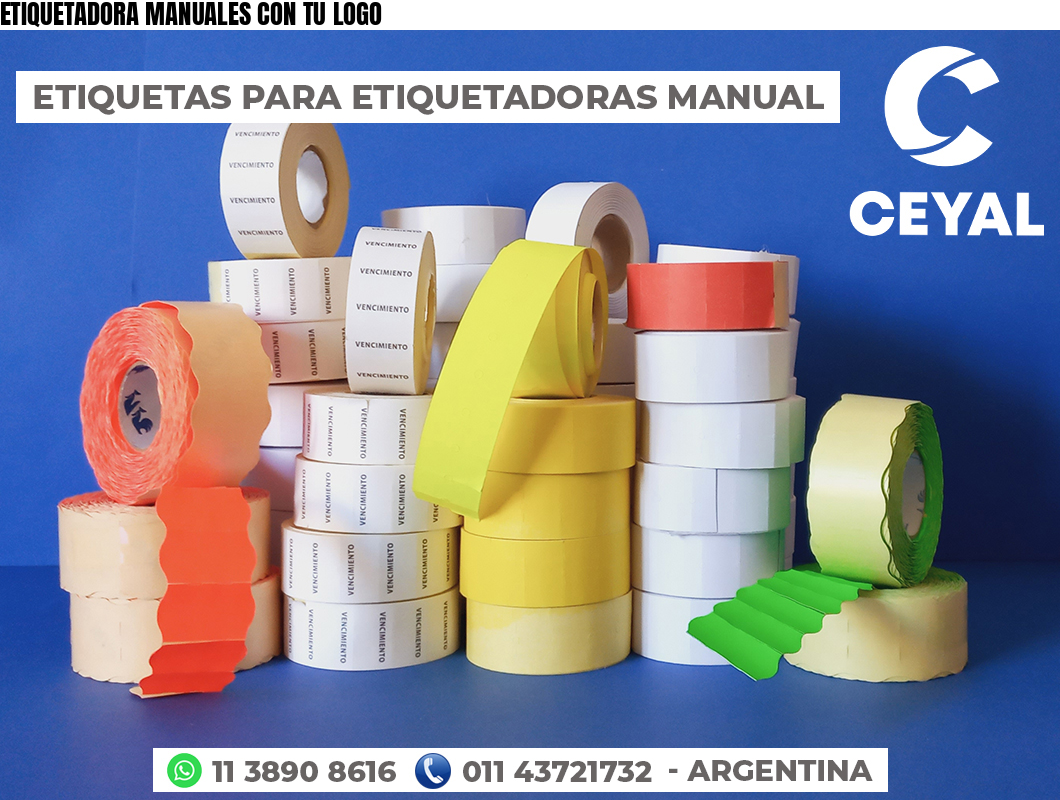 ETIQUETADORA MANUALES CON TU LOGO