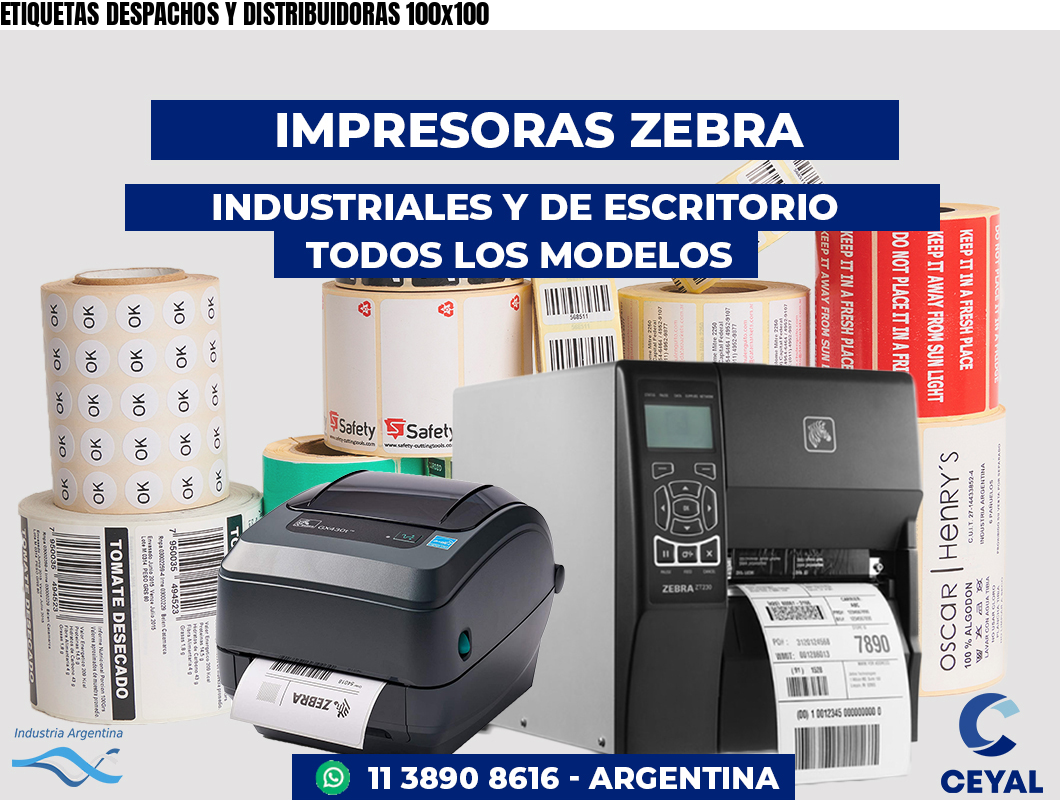 ETIQUETAS DESPACHOS Y DISTRIBUIDORAS 100x100