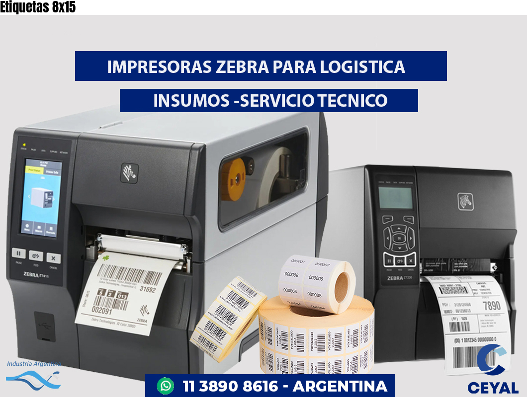 Etiquetas 8x15