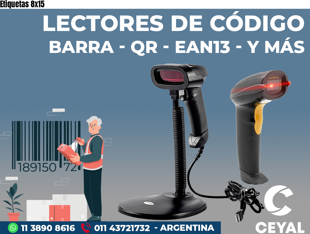 Etiquetas 8x15