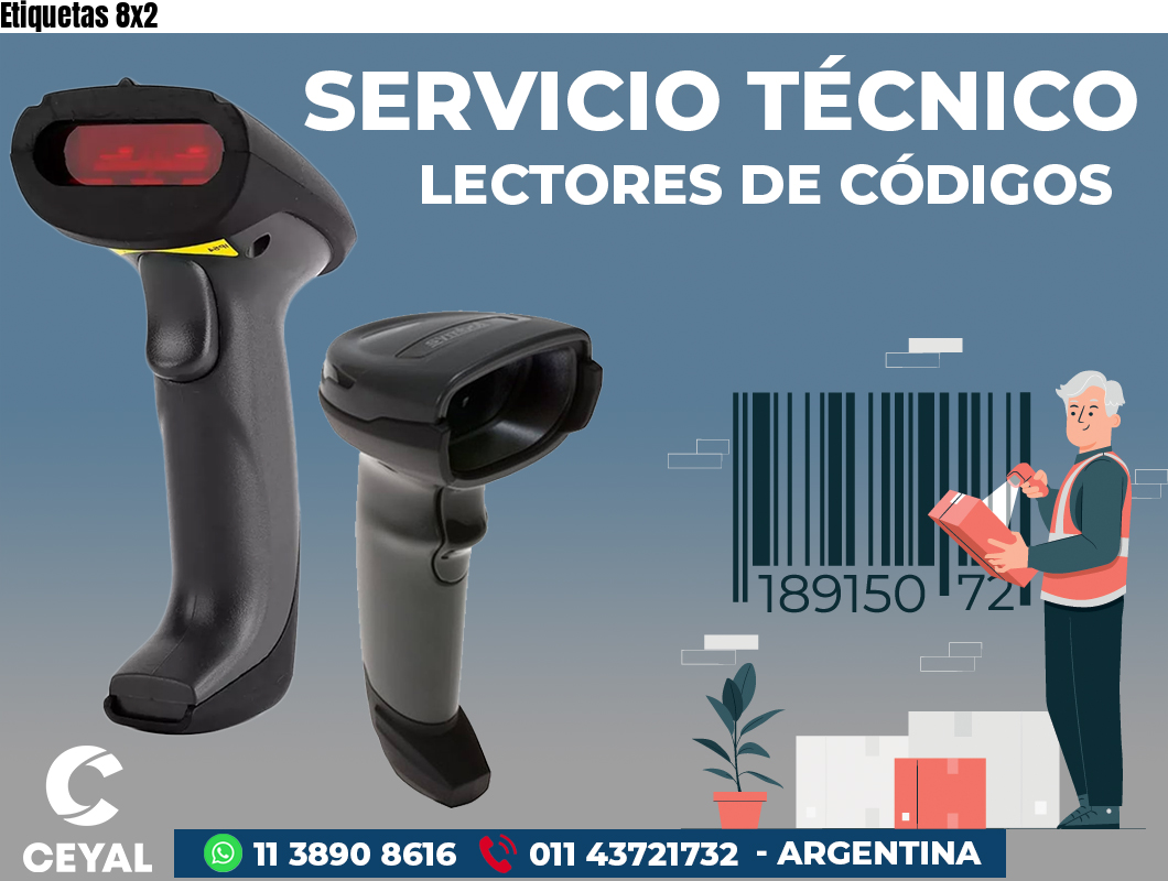 Etiquetas 8x2