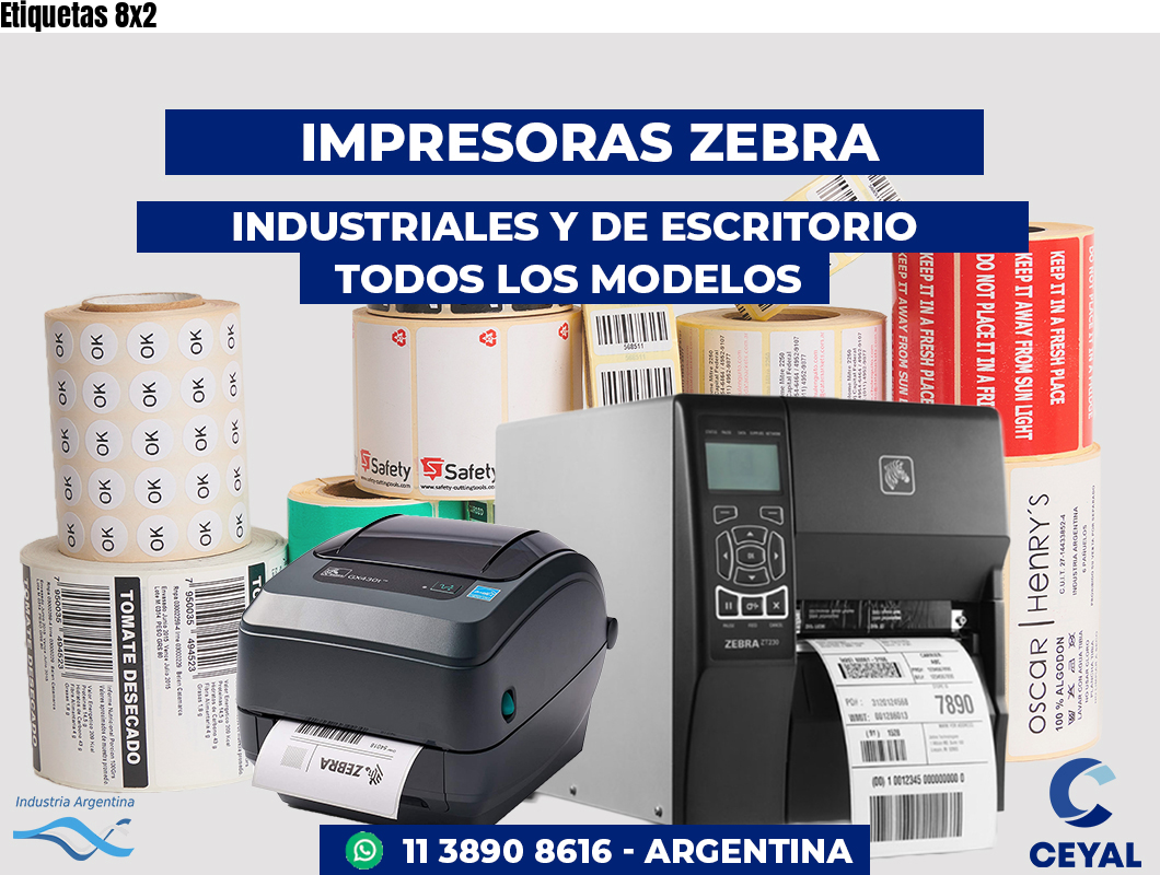 Etiquetas 8x2