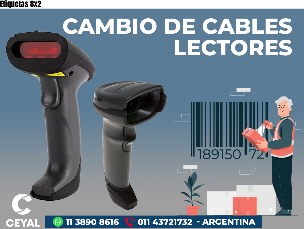 Etiquetas 8x2