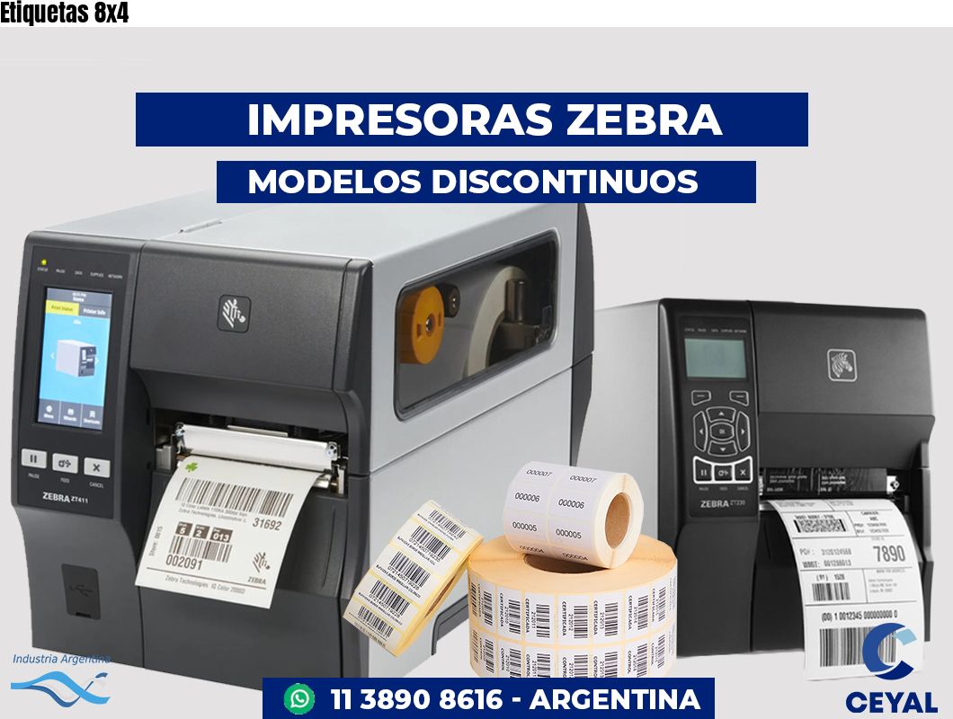 Etiquetas 8x4