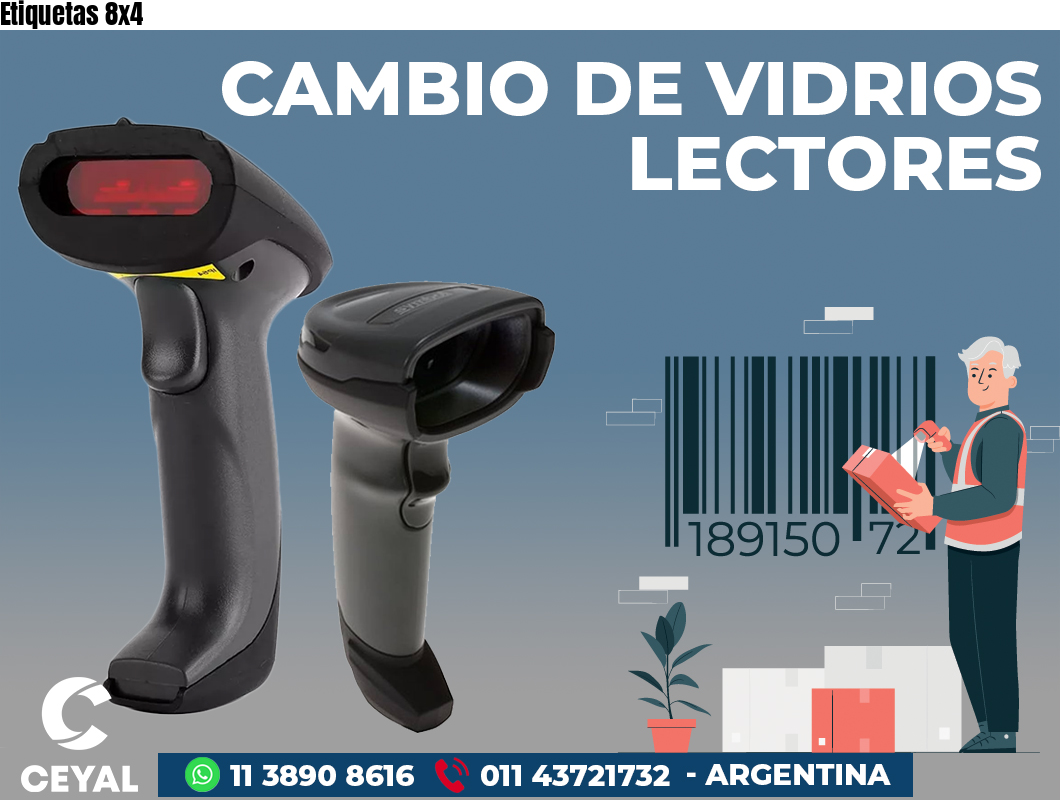 Etiquetas 8x4